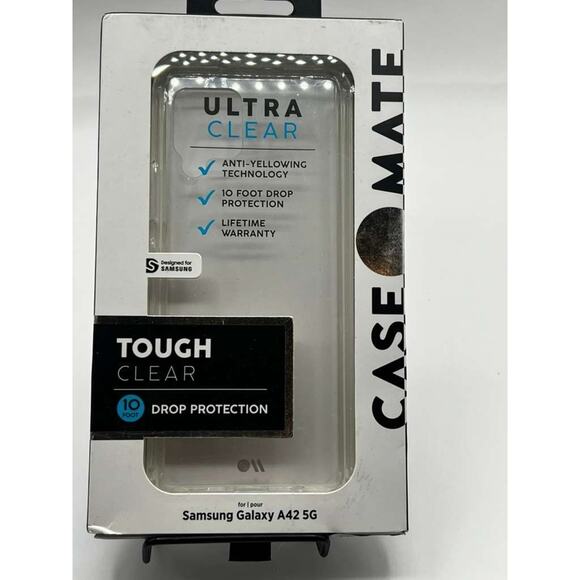 Case-Mate Tough Series Hardshell Case for Samsung Galaxy A42 5G- Clear - Picture 1 of 3